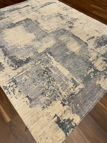 Modern Elegance Abstract Wool/Silk Rug MP6448 - 7.9 x 9.8