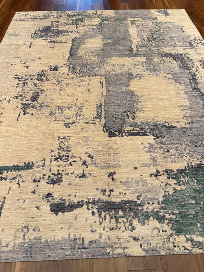Modern Elegance Abstract Wool/Silk Rug MP6448 - 7.9 x 9.8