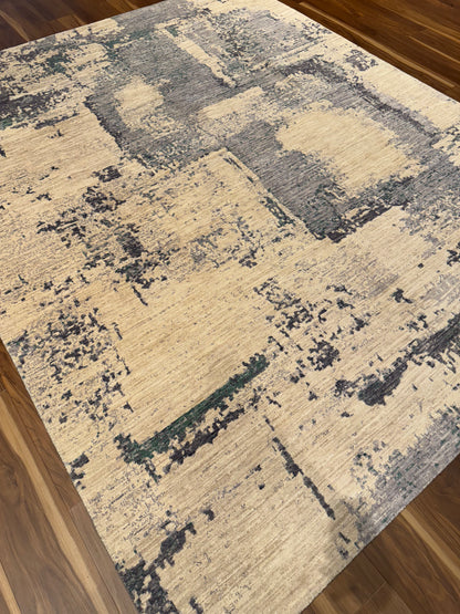 Modern Elegance Abstract Wool/Silk Rug MP6448 - 7.9 x 9.8