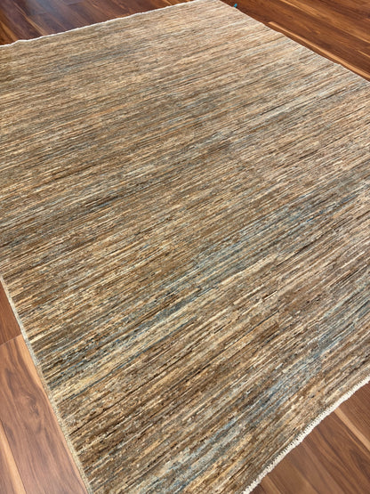 Earthen Elegance Modern Gabbeh Wool/Silk Rug MP6451 - 8.2 x 9.9