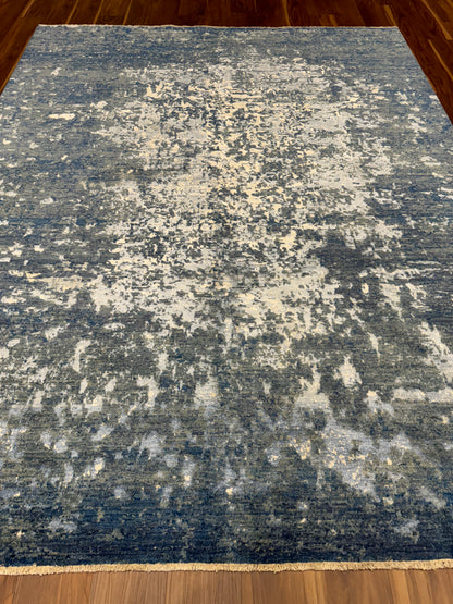 Serene Brushstroke Modern Abstract Rug MP6467 - 7.11 x 10.1