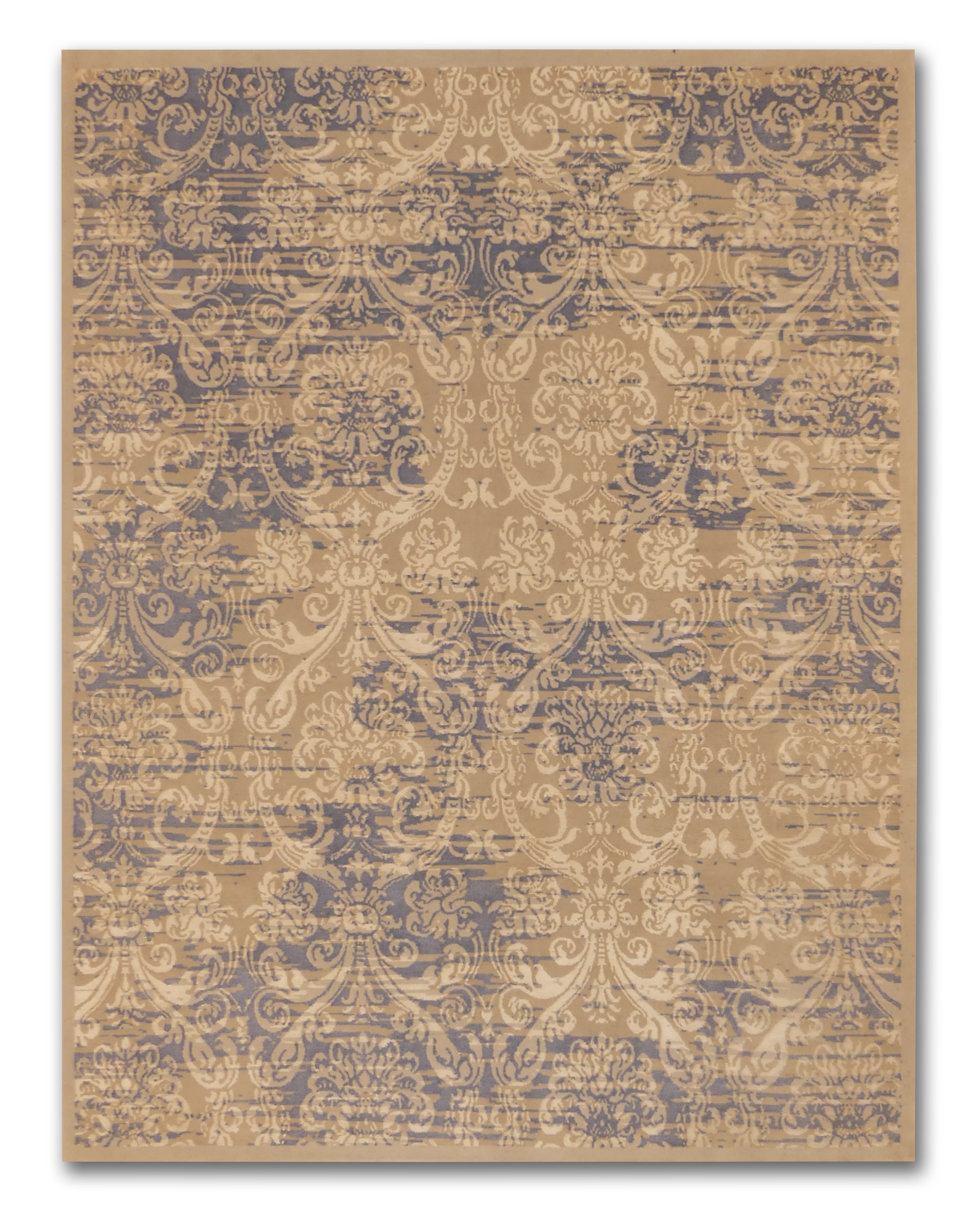 Contemporary Floral Elegance Wool/Silk Rug MP6471 - 8' x 10'6"