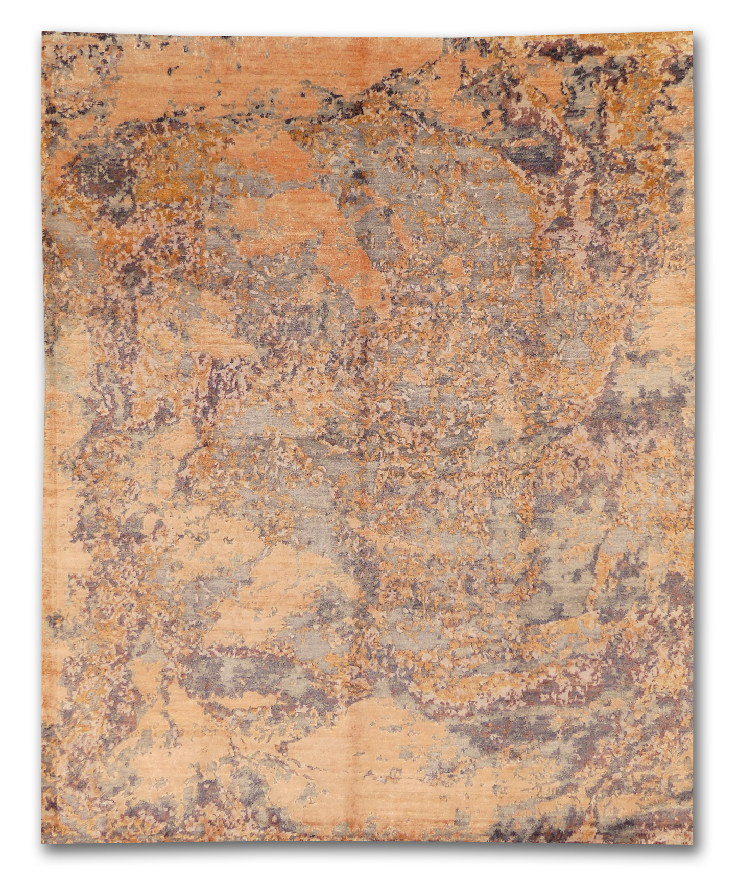 MP6472 Sunset Mirage Abstract Silk Rug - 8 x 10