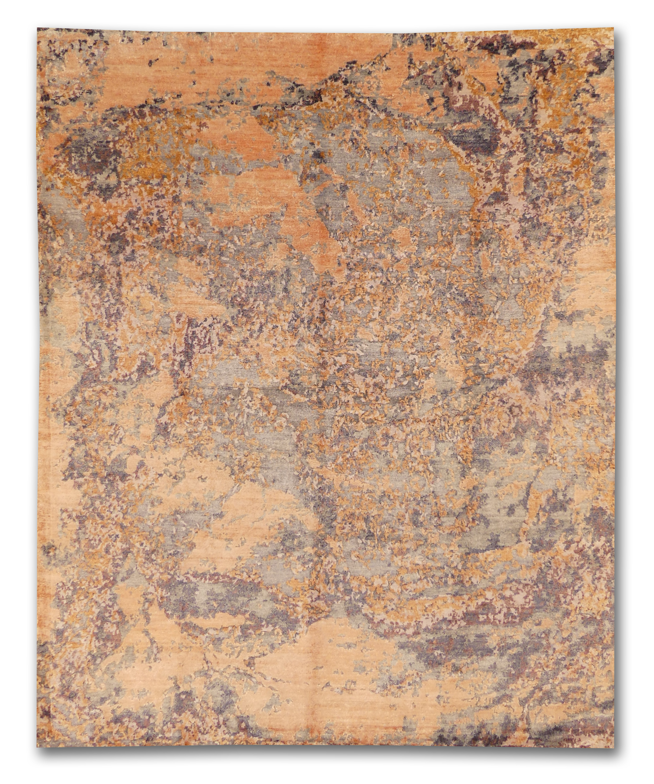 MP6472 Sunset Mirage Abstract Silk Rug