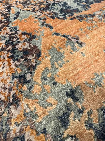 MP6472 Sunset Mirage Abstract Silk Rug - 8 x 10