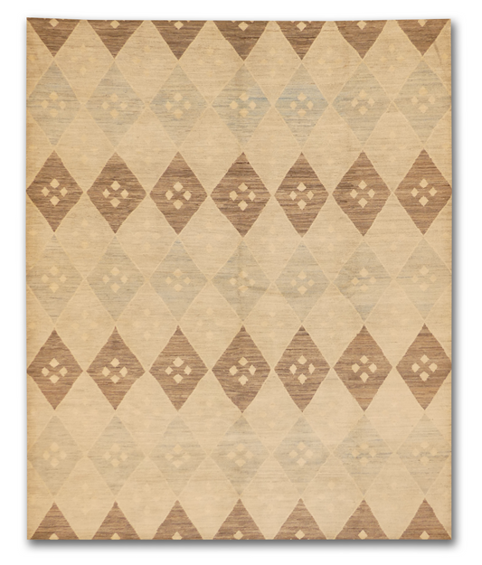 Modern Moroccan Geometric Wool Rug MP6484 - 7 x 10