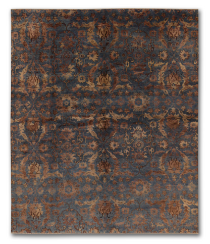 Modern Elegance Floral Wool/Silk Rug MP6485 - 8 x 9.6