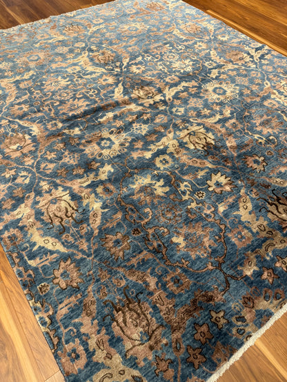 Modern Elegance Floral Wool/Silk Rug MP6485 - 8 x 9.6