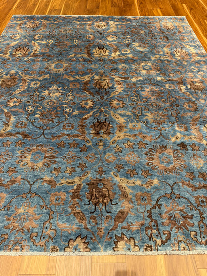 Modern Elegance Floral Wool/Silk Rug MP6485 - 8 x 9.6