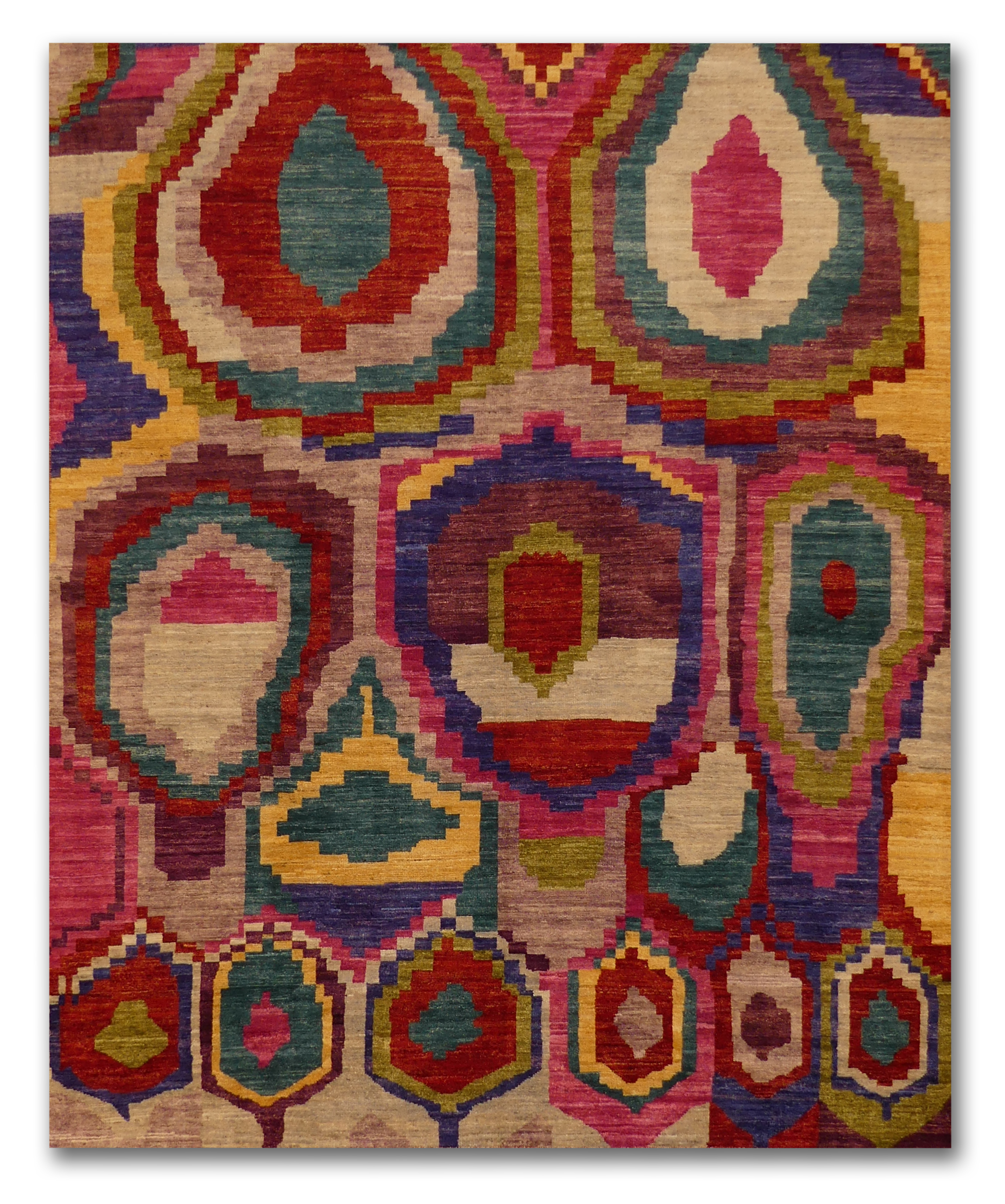 Vibrant Geometric Woolen Marvel MP6487 - 7'11" x 9'8"