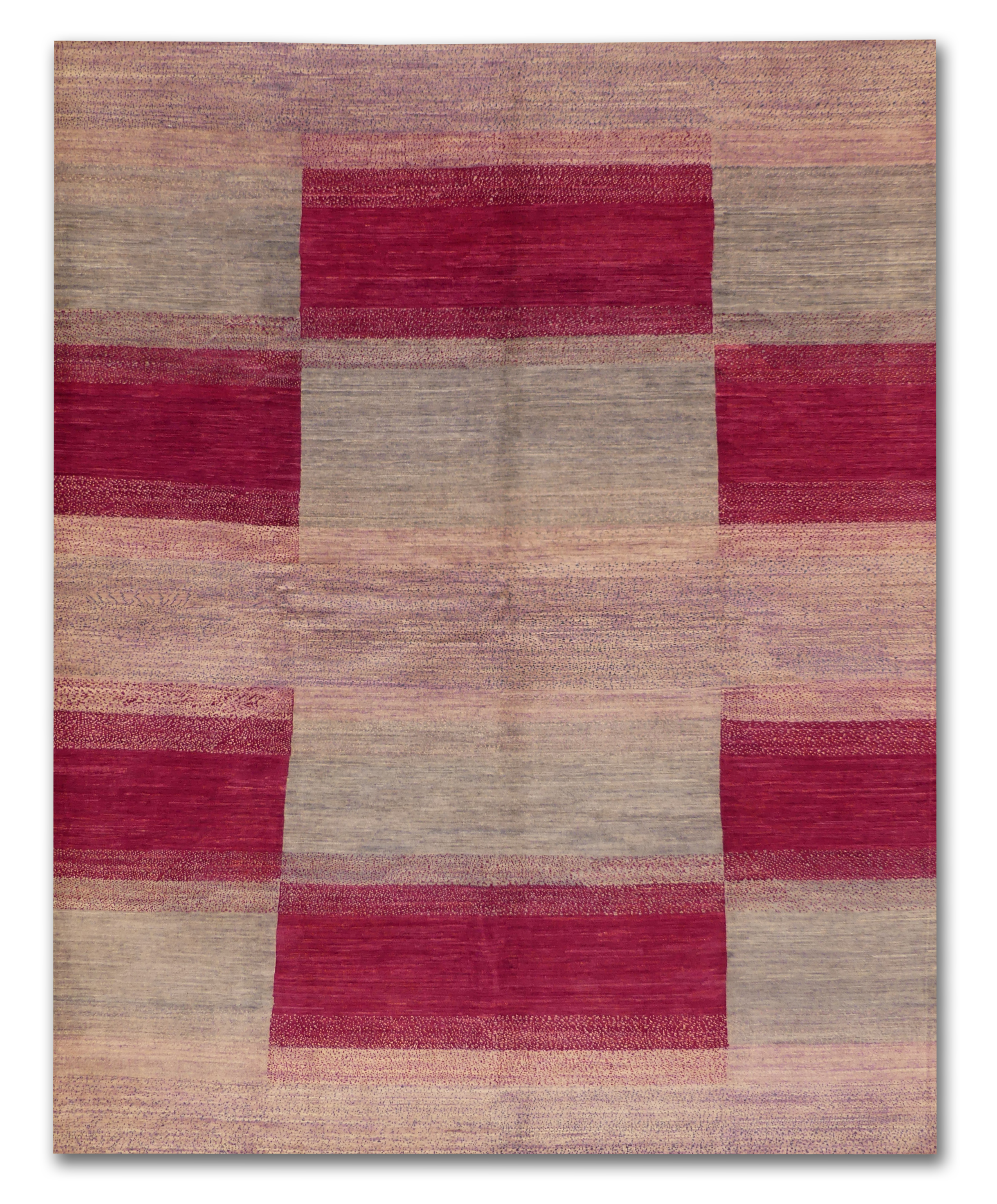 Contemporary Striped Elegance Gabbeh Wool Rug MP6488 - 8' x 10'1"