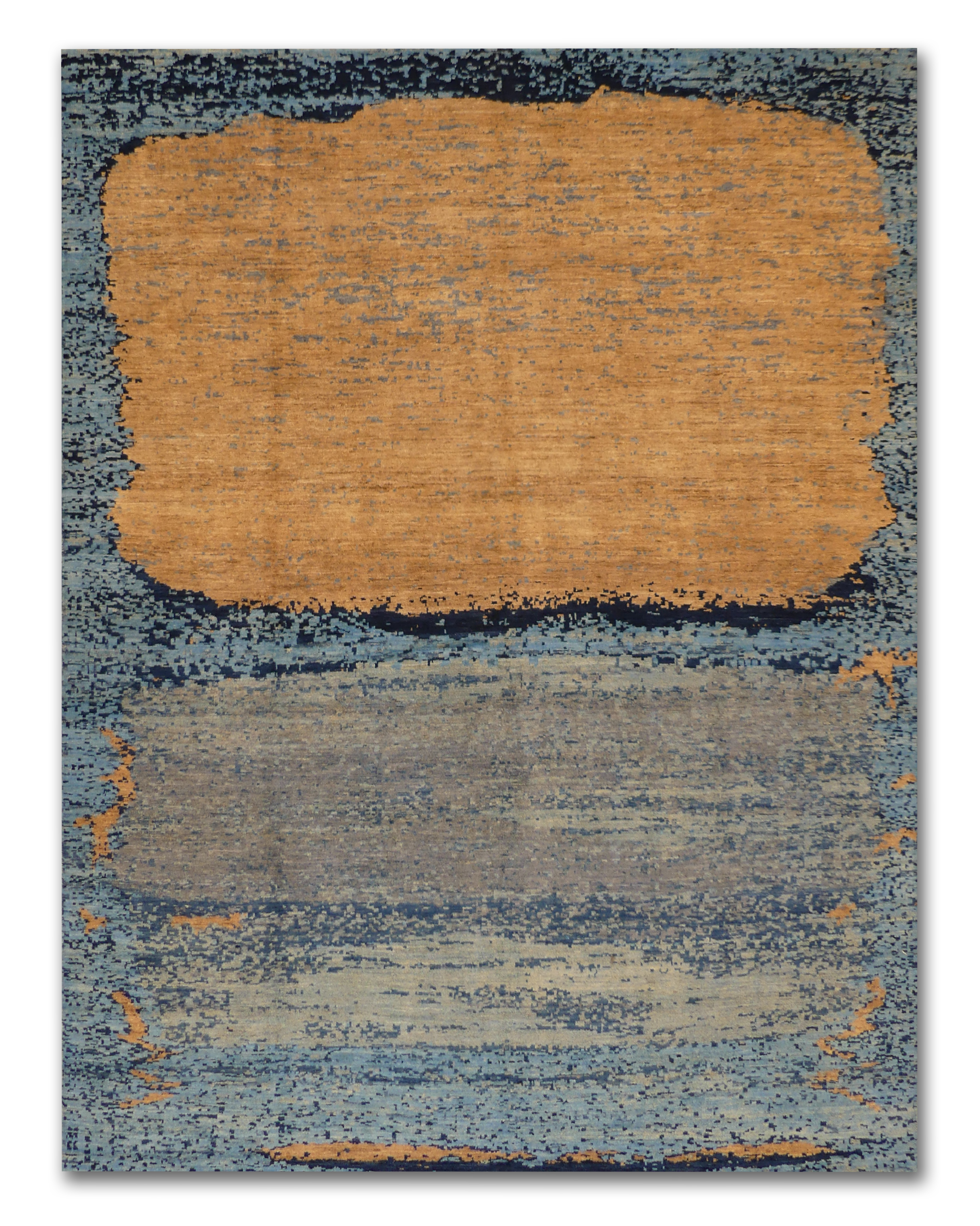 Modern Abstract Wool Rug MP6495 - 7'8" x 10'1"