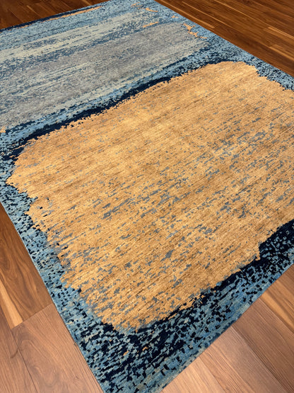 Modern Abstract Wool Rug MP6495 - 7.8 x 10.1
