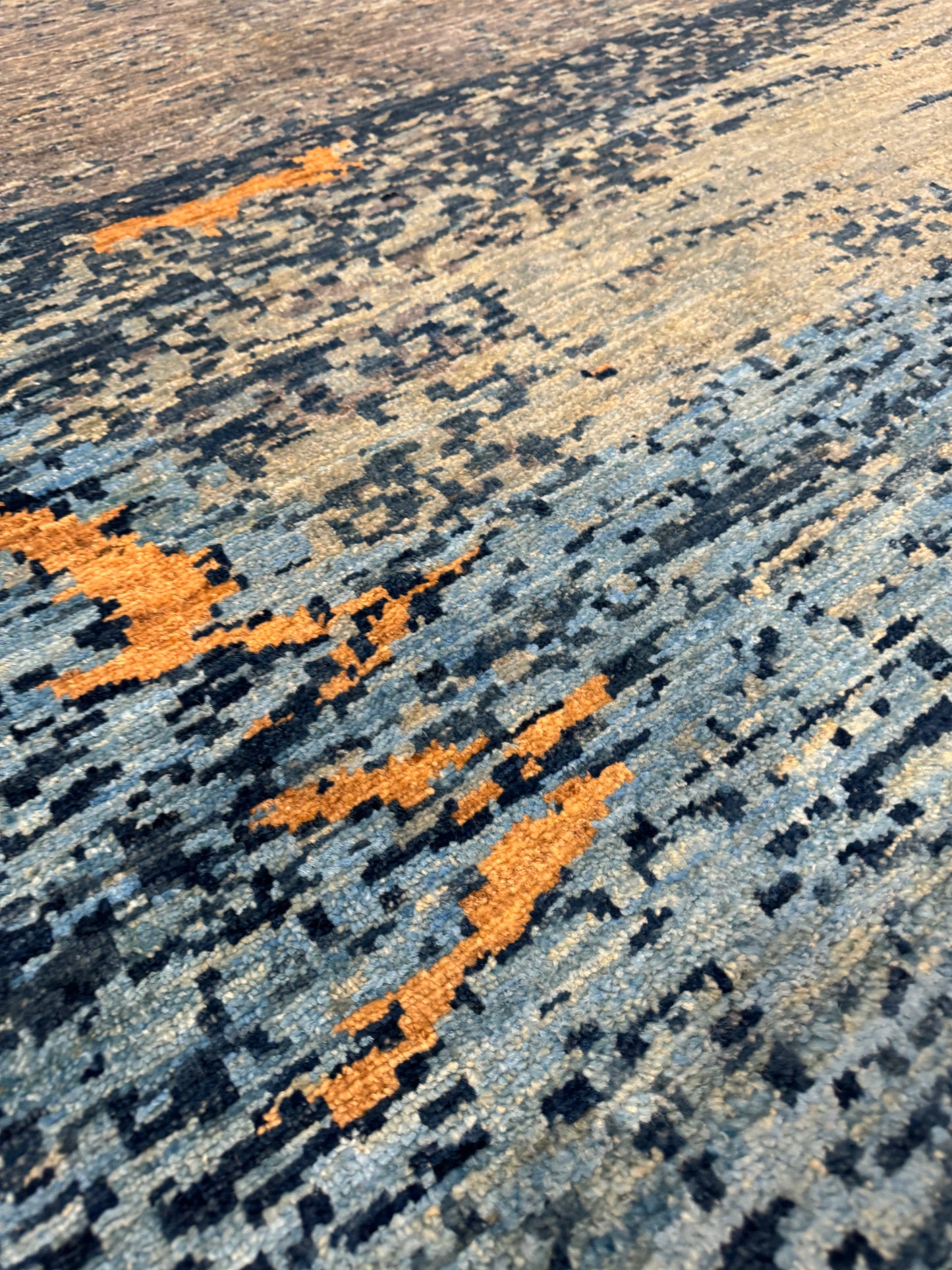 Modern Abstract Wool Rug MP6495 - 7.8 x 10.1
