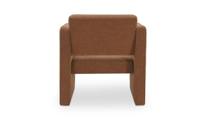 30" Burgundy Upholstered Accent Chair