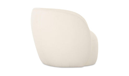 32" Cream Upholstered Accent Chair