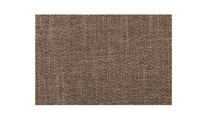 35" Dark Brown Upholstered Ottoman