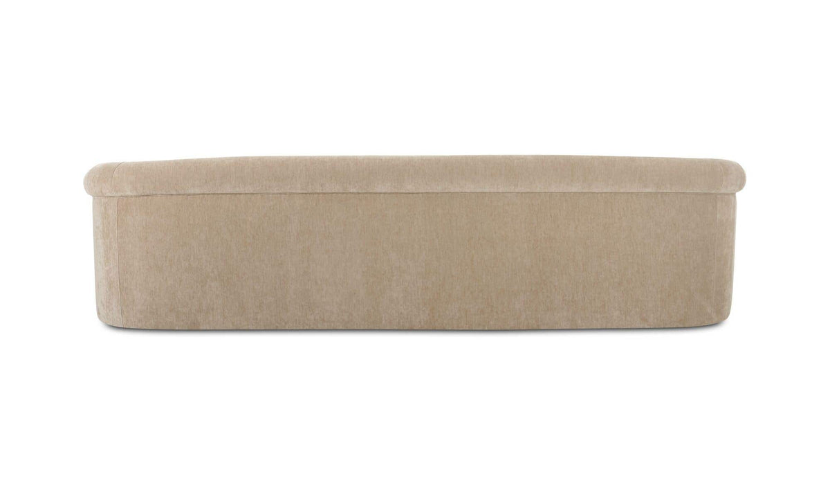 109" Beige Upholstered Sofa
