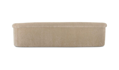 109" Beige Upholstered Sofa
