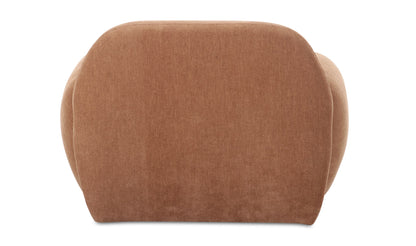 39.5" Copper Upholstered Lounge Chair