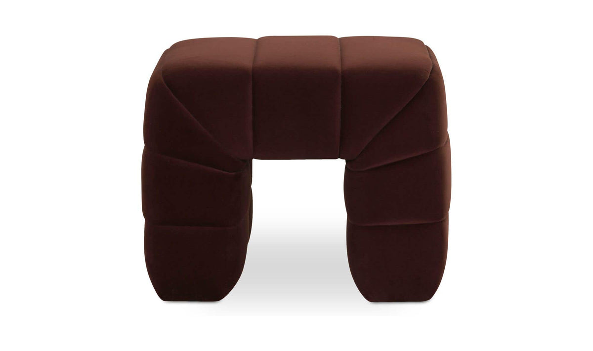 23" Warm Brown Wood Stool