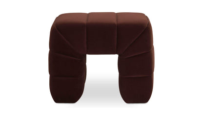 23" Warm Brown Wood Stool