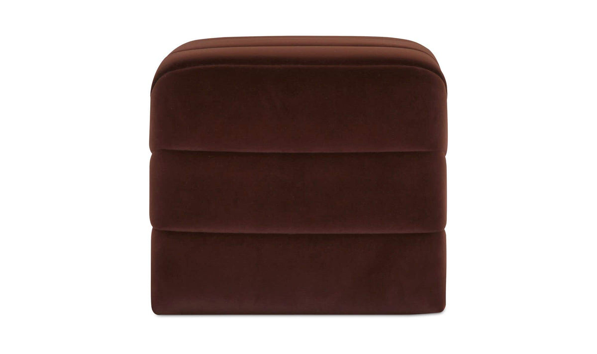 23" Warm Brown Wood Stool