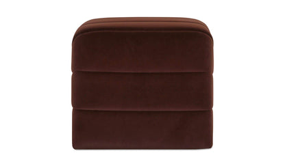 23" Warm Brown Wood Stool