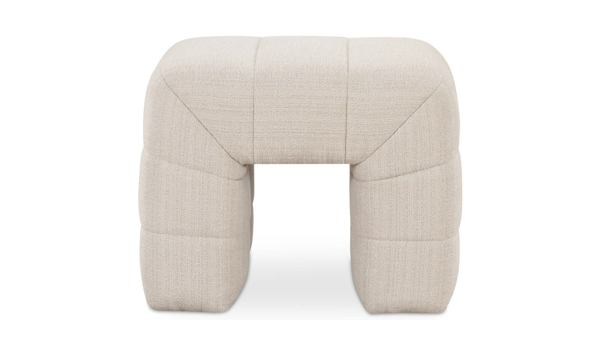 23" Oatmeal Wood Stool