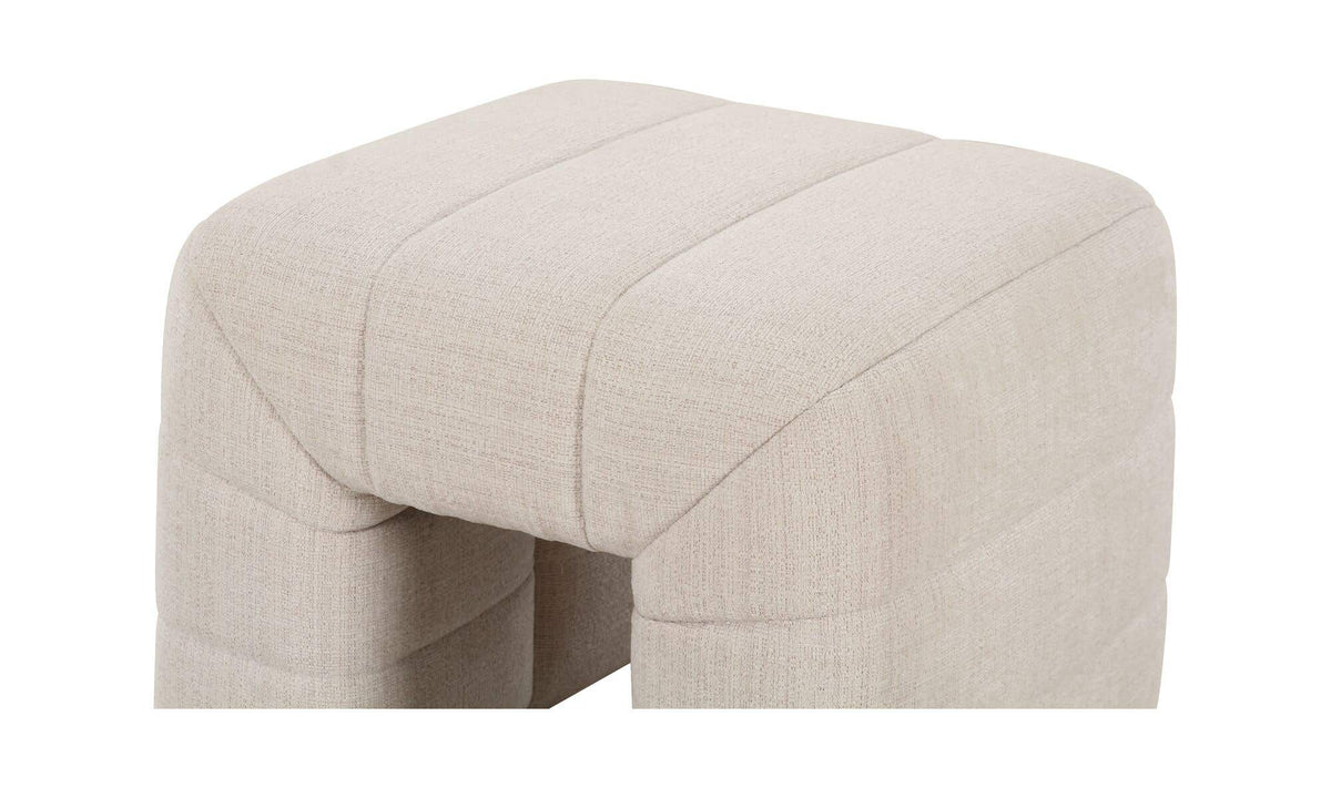 23" Oatmeal Wood Stool