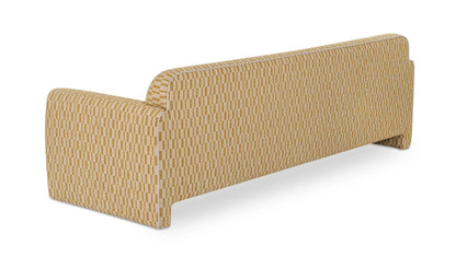 90" Chartreuse Upholstered Sofa