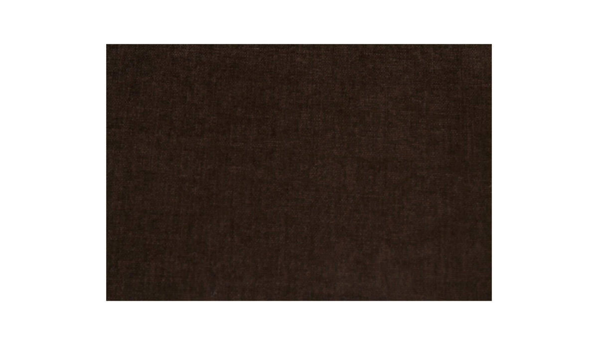 80.7" Dark Brown Upholstered Concave Sofa