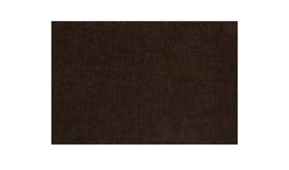 80.7" Dark Brown Upholstered Concave Sofa