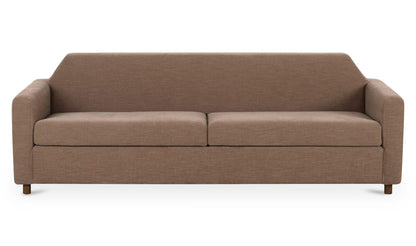 92" Soft Brown Upholstered Sofa