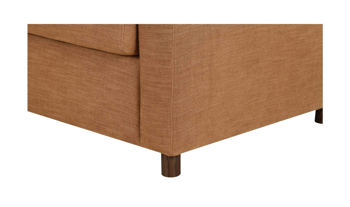 92" Washed Pink Upholstered Sofa