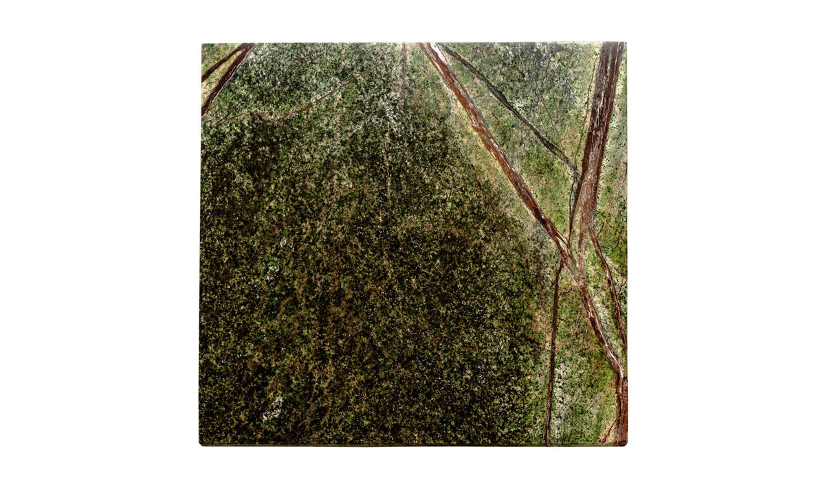 14" Rainforest Green Marble Side Table