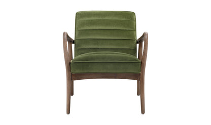 27" Dark Ivy Upholstered Accent Chair
