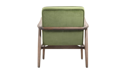 27" Dark Ivy Upholstered Accent Chair