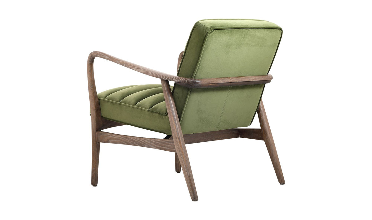 27" Dark Ivy Upholstered Accent Chair