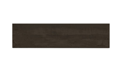 70" Brown Iron Console Table