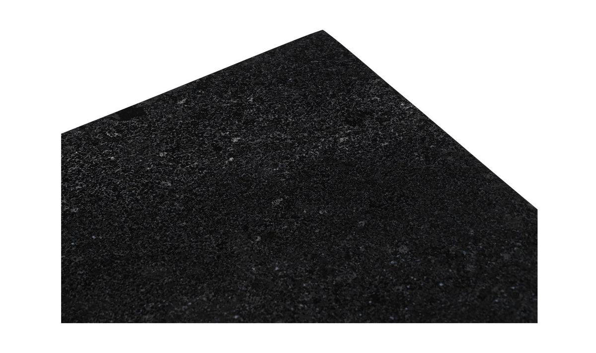 25" Black Granite Side Table