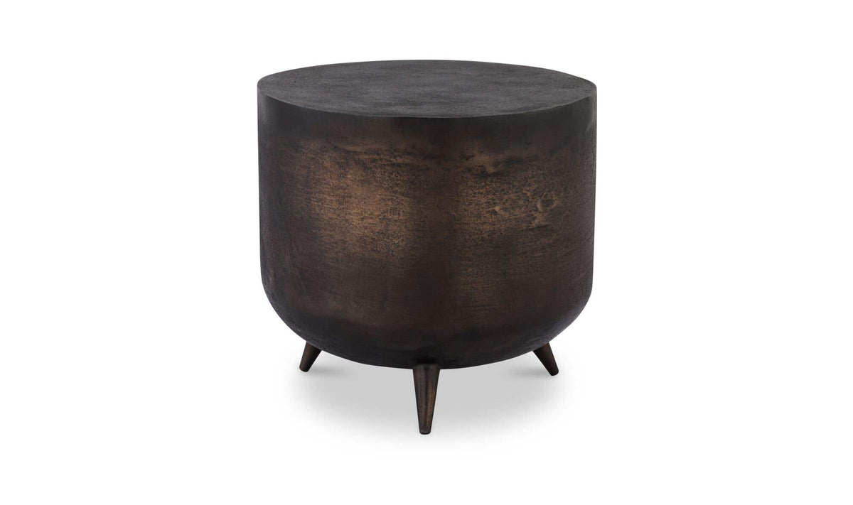19" Bronze Aluminum Side Table