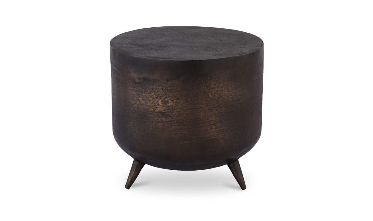 19" Bronze Aluminum Side Table