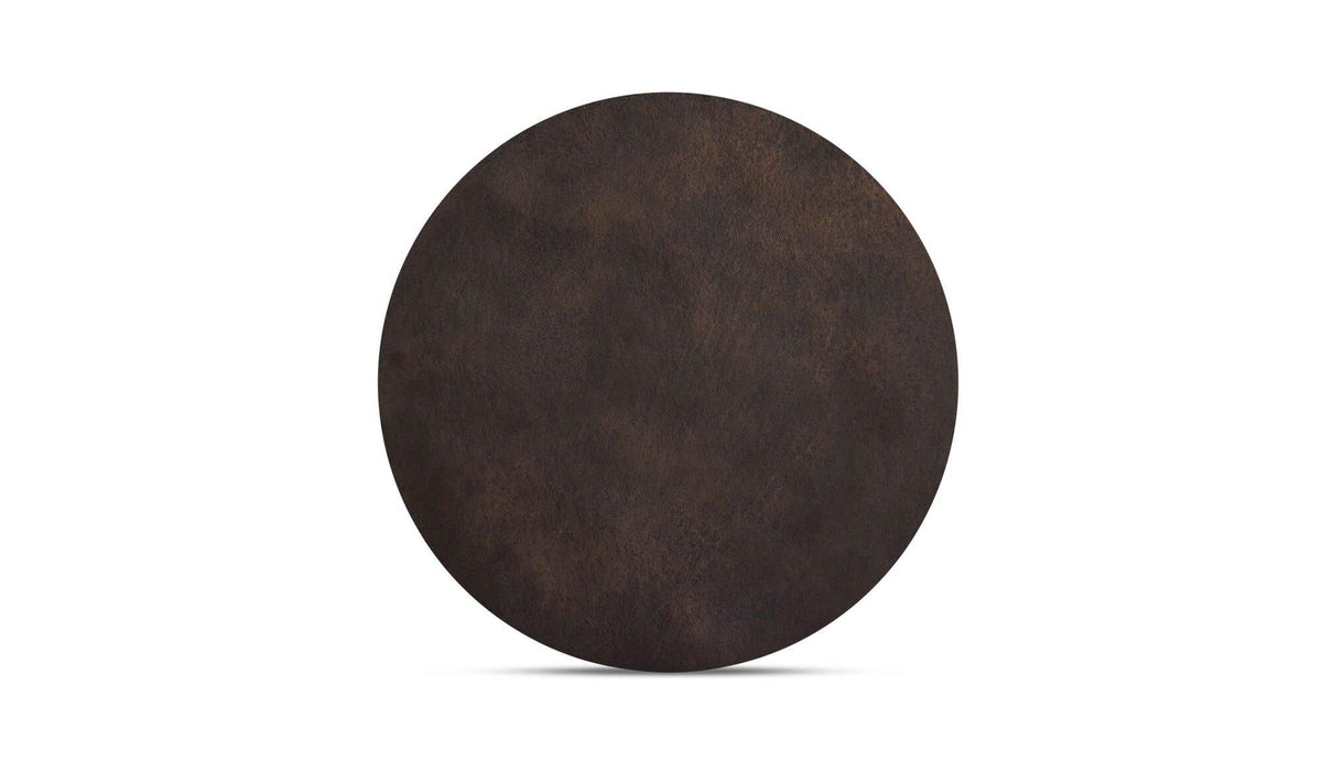 19" Bronze Aluminum Side Table