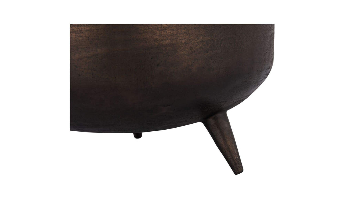 19" Bronze Aluminum Side Table