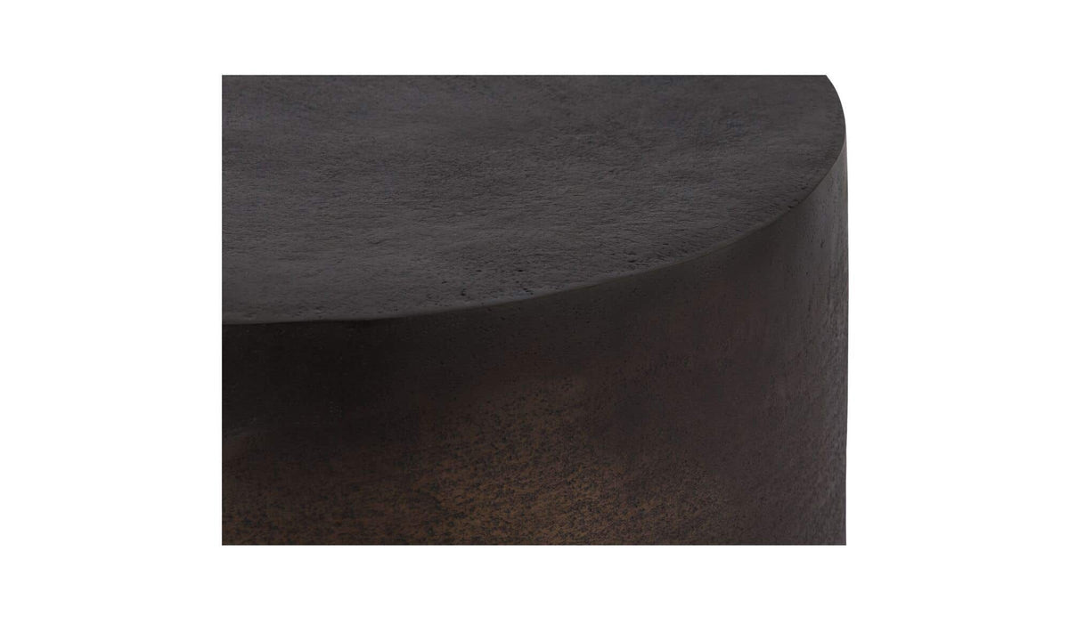 19" Bronze Aluminum Side Table