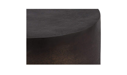19" Bronze Aluminum Side Table