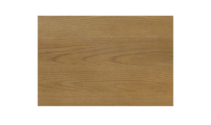 22" Brown Solid Oak Side Table