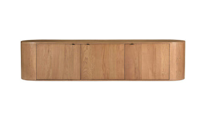 80" Natural Solid Oak Bench