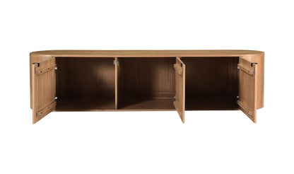 80" Natural Solid Oak Bench